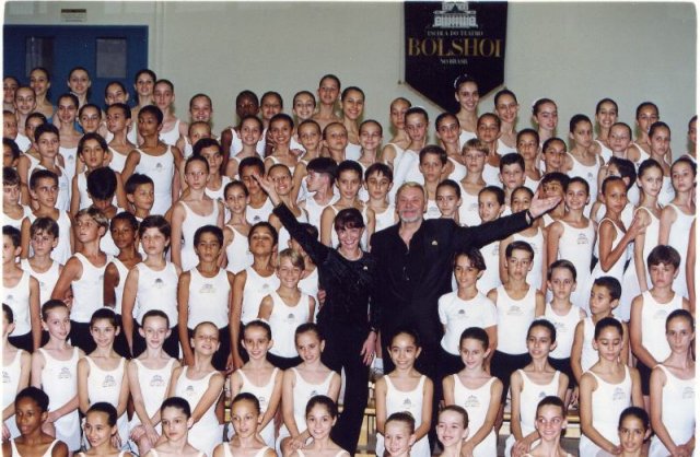 2002 год. В школе Большого театра в Бразилии