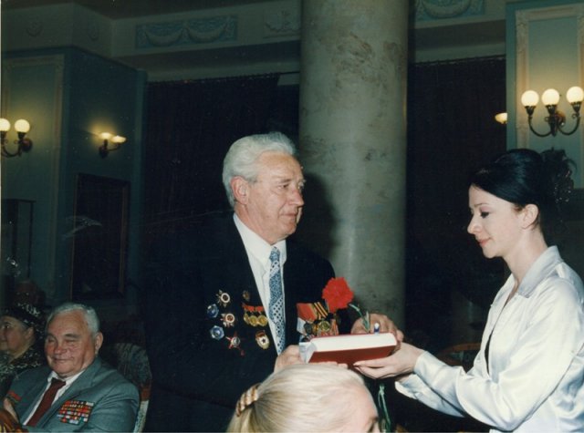 Легендарный футболист В.Г.Савдунин. 2000