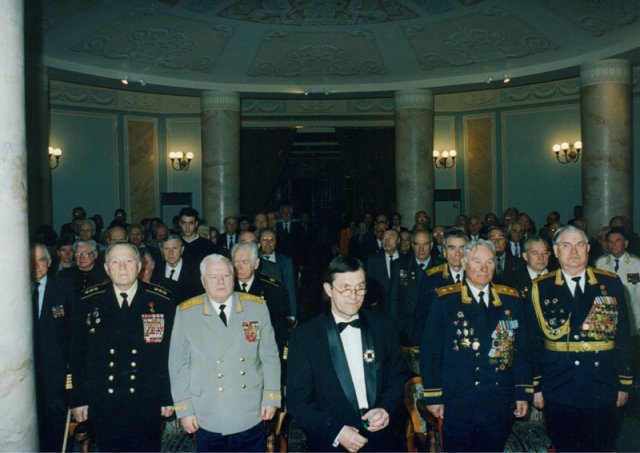 Участники презентации проекта Солдаты ХХ века в Бункере Сталина. 2000