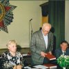 Л.В.Левицкая, генерал В.Н.Веревкин-Рахальский и Секретарь ЦК КПСС В.И.Долгих. 2003